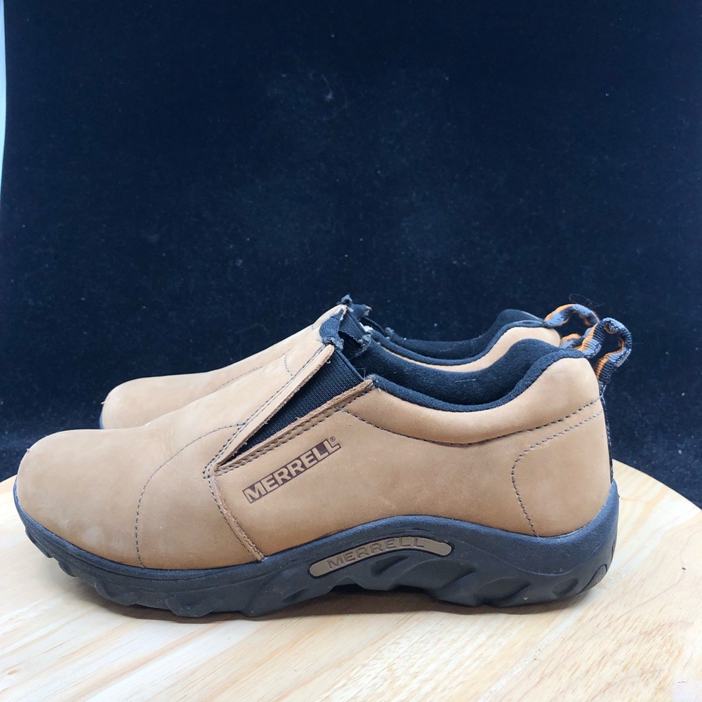 MERRELL Women’s jungle moc brown hiking shoe size 7.5 - Picture 6 of 10